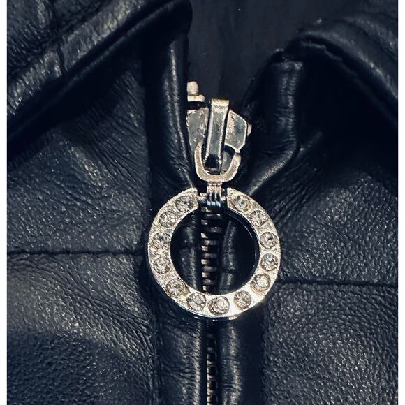 Nice Long Women’s Brandon Thomas Leather Jacket Size XL but fits like Large - Picture 4 of 8